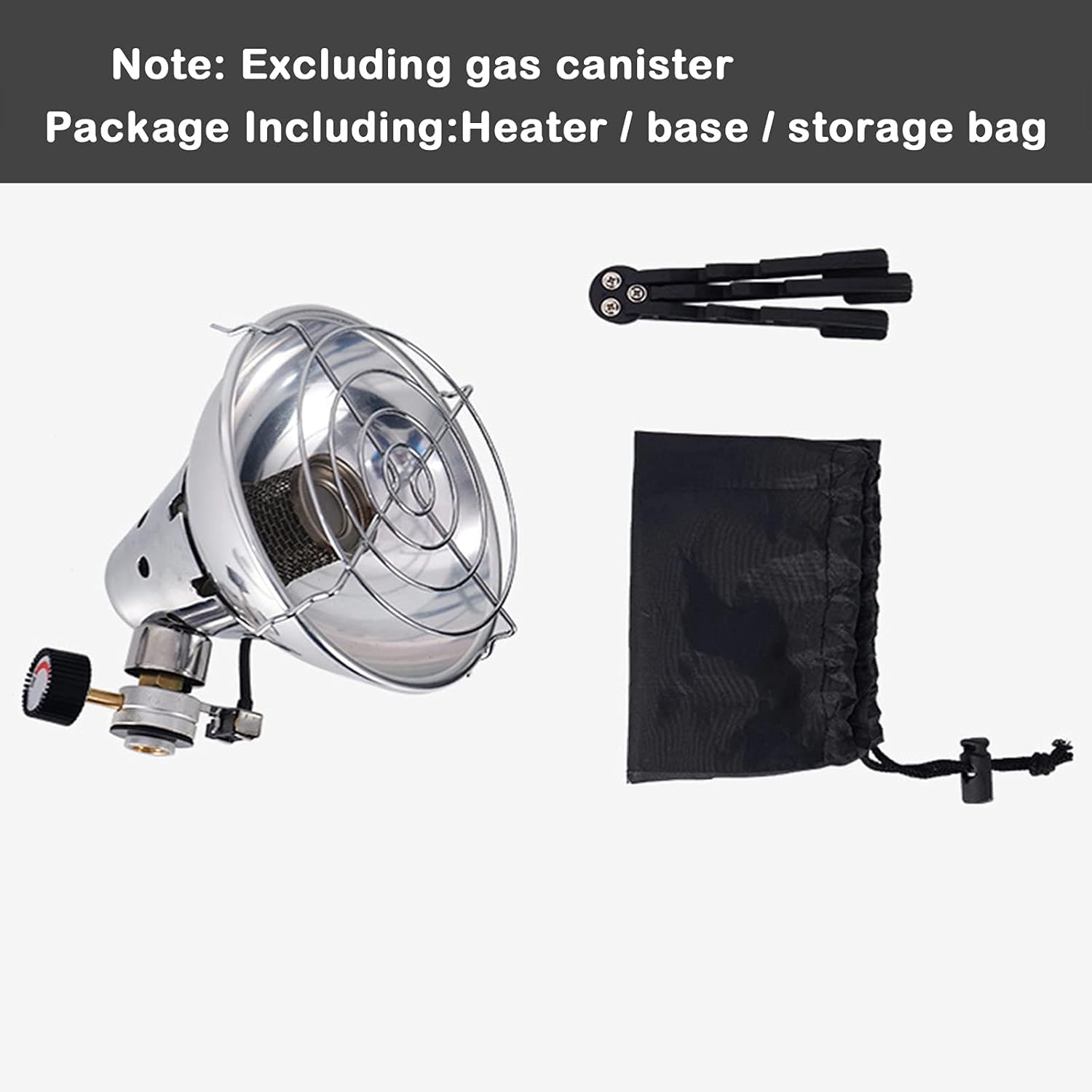 Mini Stufetta Gas Portatile Riscaldante da Esterno 15x14cm