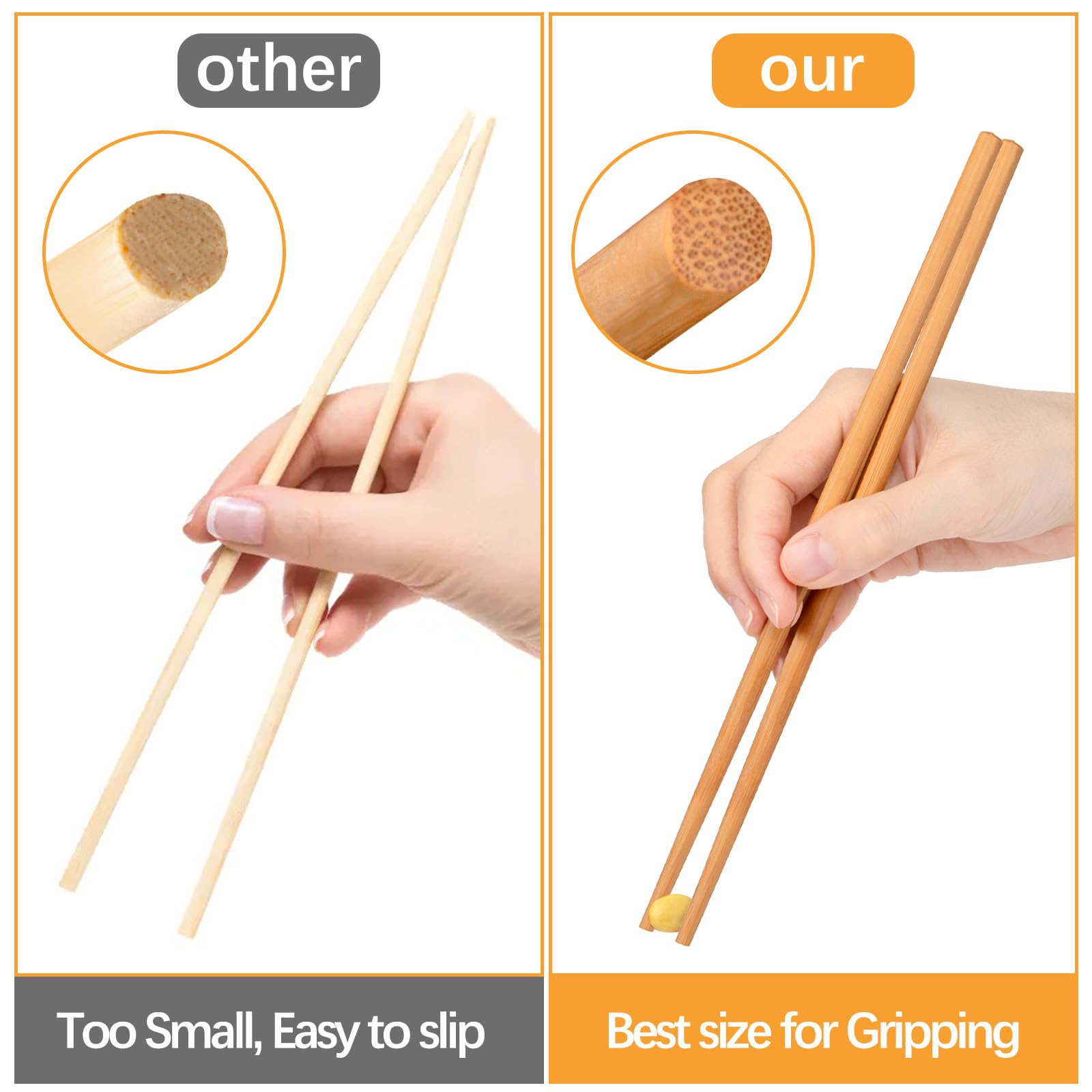 Reusable Bamboo Chopsticks - Sustainable Utensils