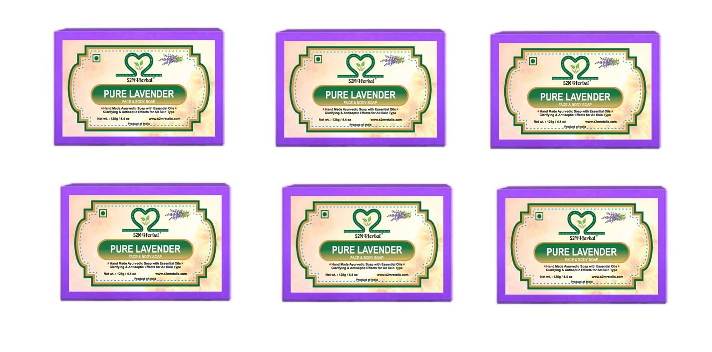 Lavender Soap (Pack of 6) (6 x 125 g)-image-2