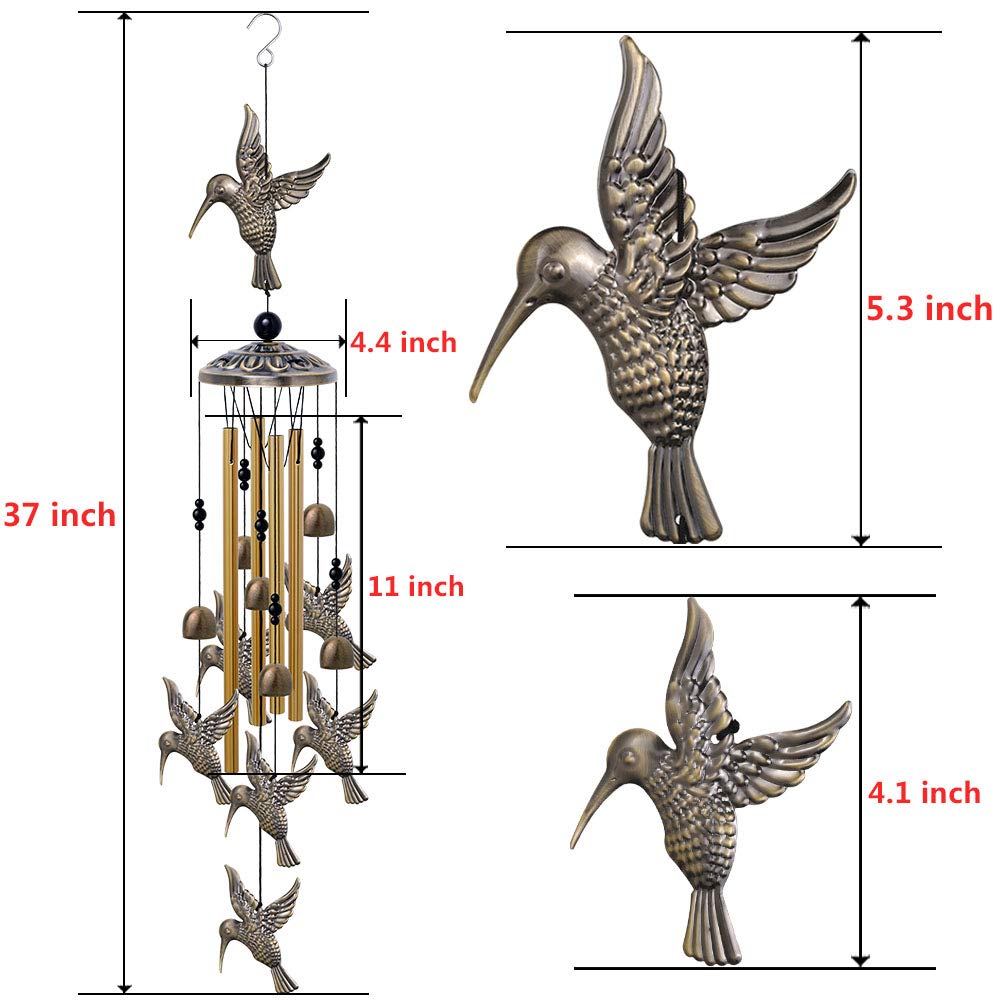 Amazon.com : Large Hummingbird Wind Chimes Outdoor Indoor Decor Amazon.com : Large Hummingbird Wind Chimes Outdoor Indoor Decor