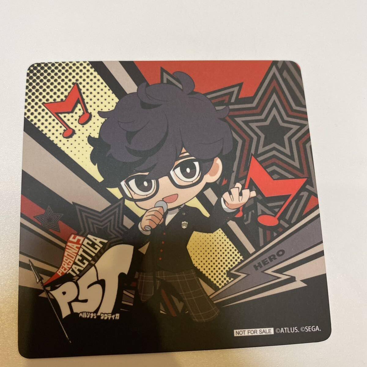 ペルソナ5 タクティカ ねこ型アクリルコースター 主人公 ジョーカー 雨宮蓮