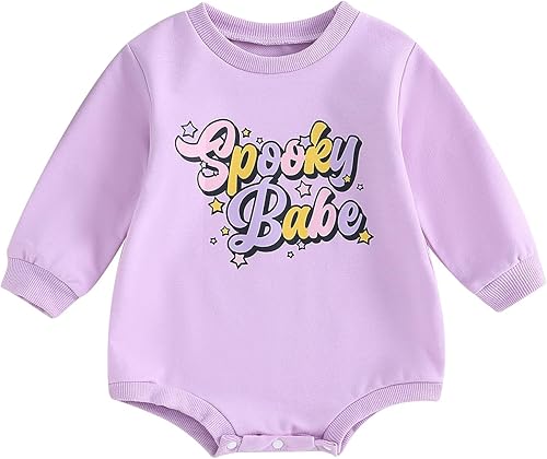 Ropa de Halloween para bebé niña, sudadera con estampado de calabaza, mameluco de burbujas, lindo traje de Acción de Gracias de otoño