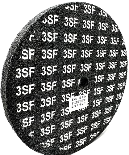 Image of EXL Unitized Wheel, Silicon Carbide, 6 inch Diameter x 1 /2 inch Wide x 5 /8 inch Arbor, 3S Fine | (Pack of 1)