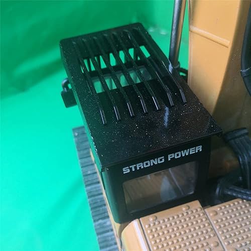 Miniatura 6 de Cubierta de cabina de conducción de Metal para Huina 550580 RC, red protectora de alta simulación, piezas de mejora DIY para excavadora