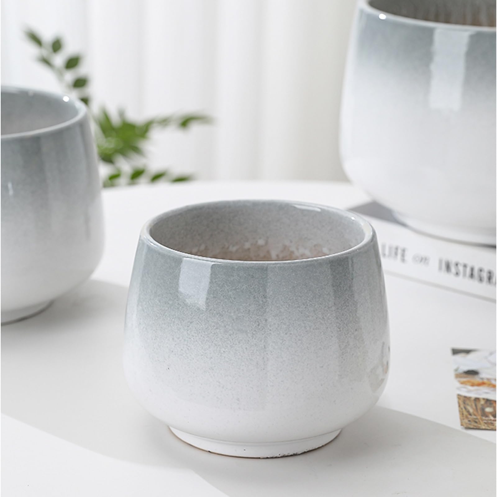Macetas Modern Ceramic Flower Pots Are Suitable for Cultivating a Wide Variety of Plants