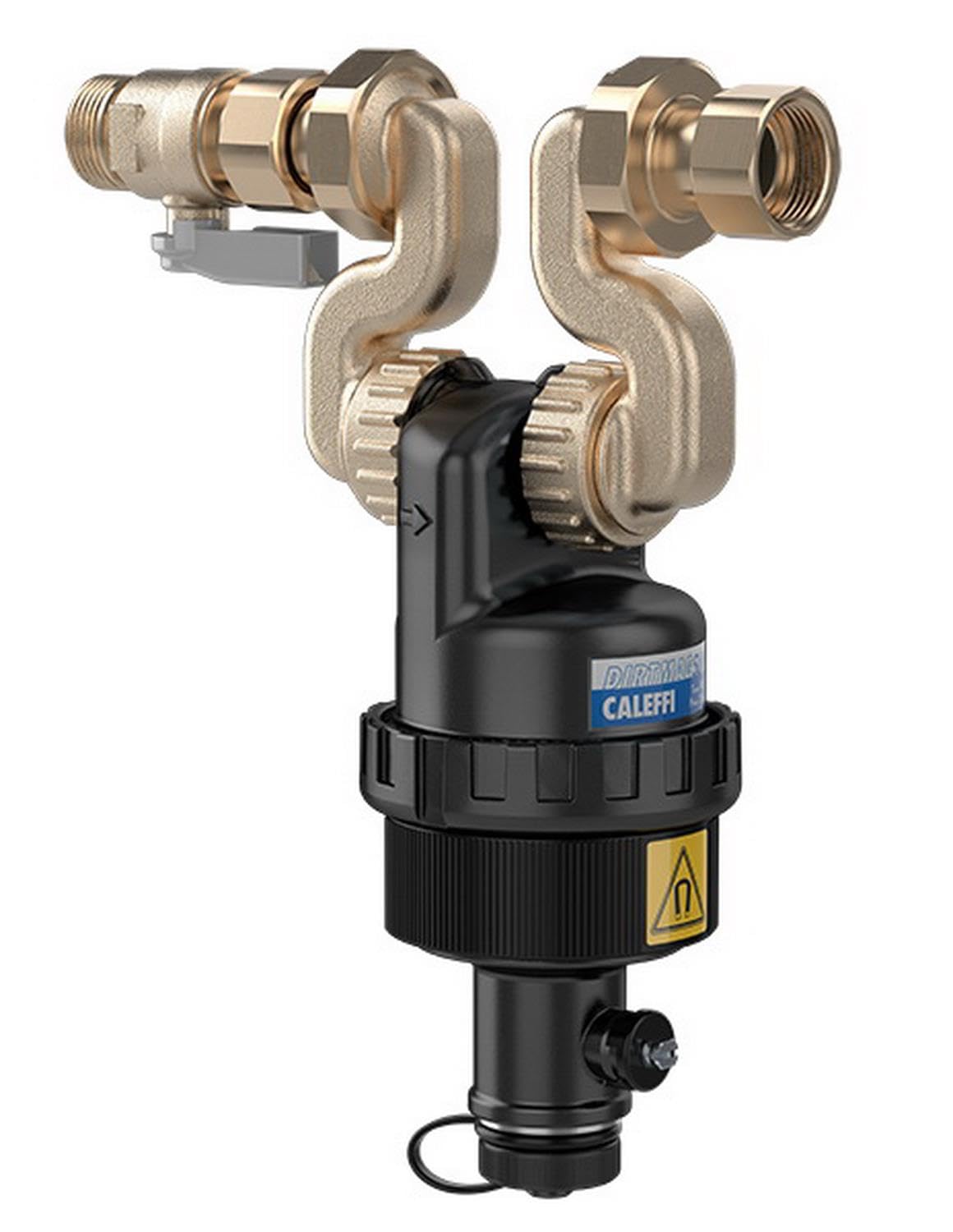 545455 Separador de suciedad con instalación de imán debajo de caldera 3/4? Mx3 / 4"F CALEFFI