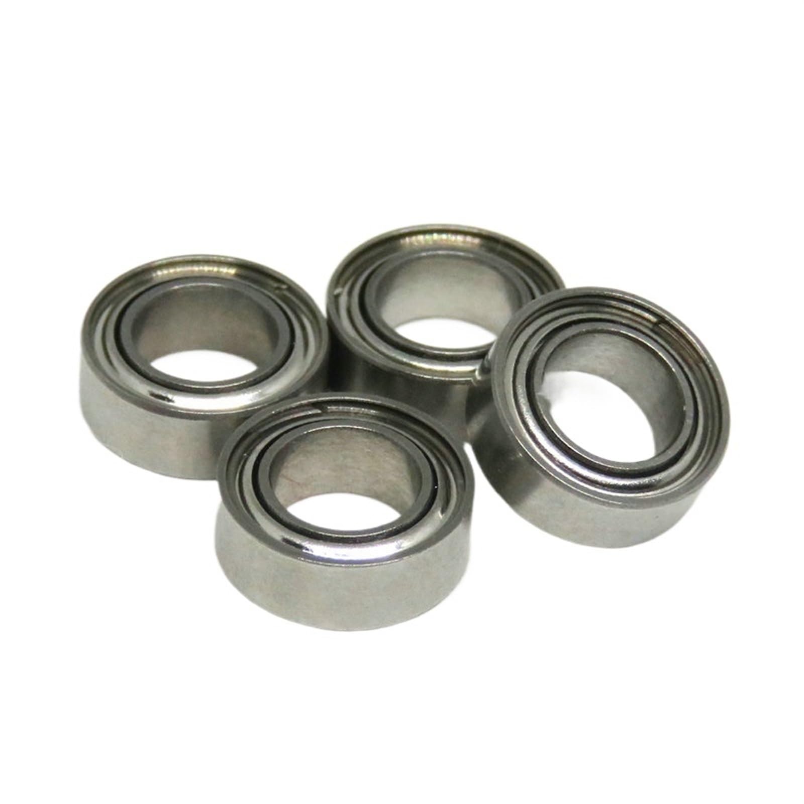 Deep Groove Double Rubber Seal Bearings 10pcs SMR74ZZ 4x7x2.5mm ABEC-7 Stainless Steel Bearings(SMR84Z 4x8x3mm)