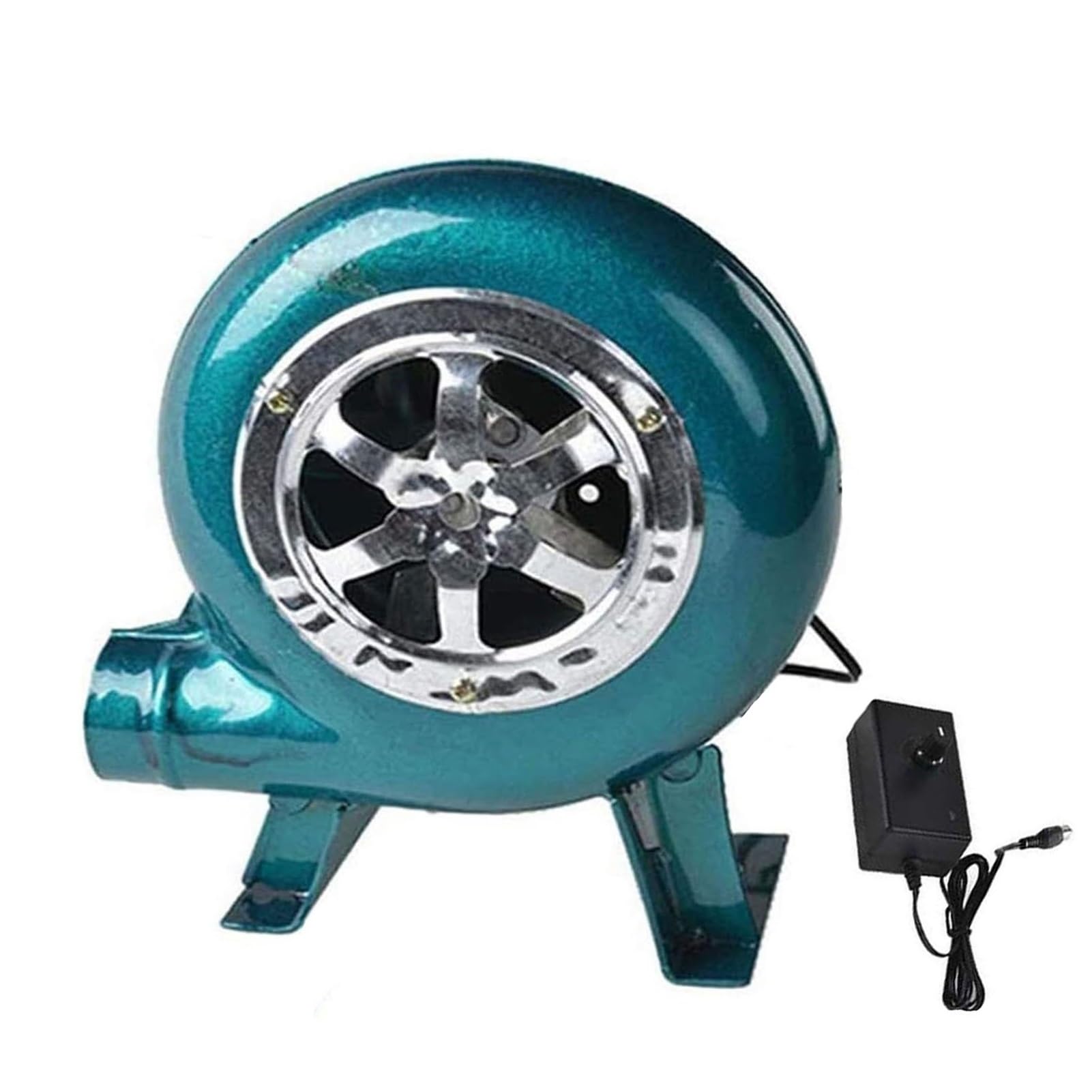 Dmuchawa do grilla odśrodkowego 220 V, elektryczna dmuchawa kuźnicza, wentylator pompy z regulatorem, wentylator rozruchowy z węglem drzewnym, gotowanie kuźni węglowej (80 W)