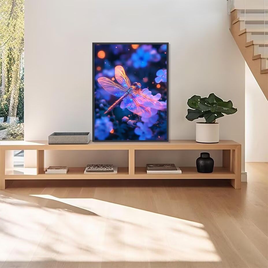 Diamond Painting Libélula 90x120cm m-372 Kit Bordado 5D 3