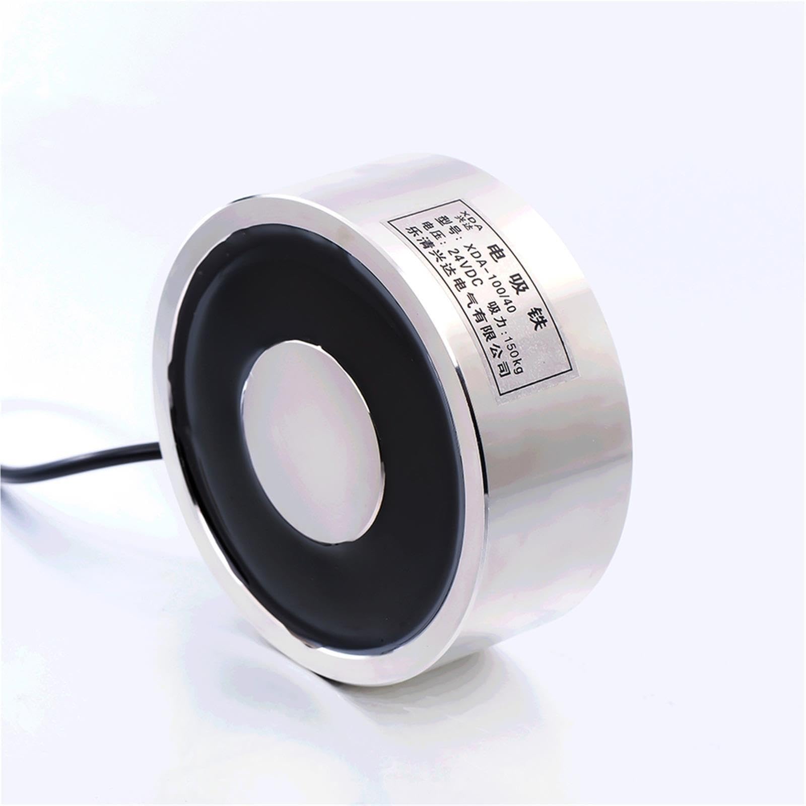 Électro-aimant de levage à grande aspiration JK100/40, 6V, 12V, 24V, 150KG, solénoïde(24V)