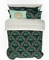 Vista 50 de Franco Bratz Fashion Bedding - Juego de edredón y sábanas súper suaves de 7 piezas con funda, tamaño Queen, (producto 100% oficial)