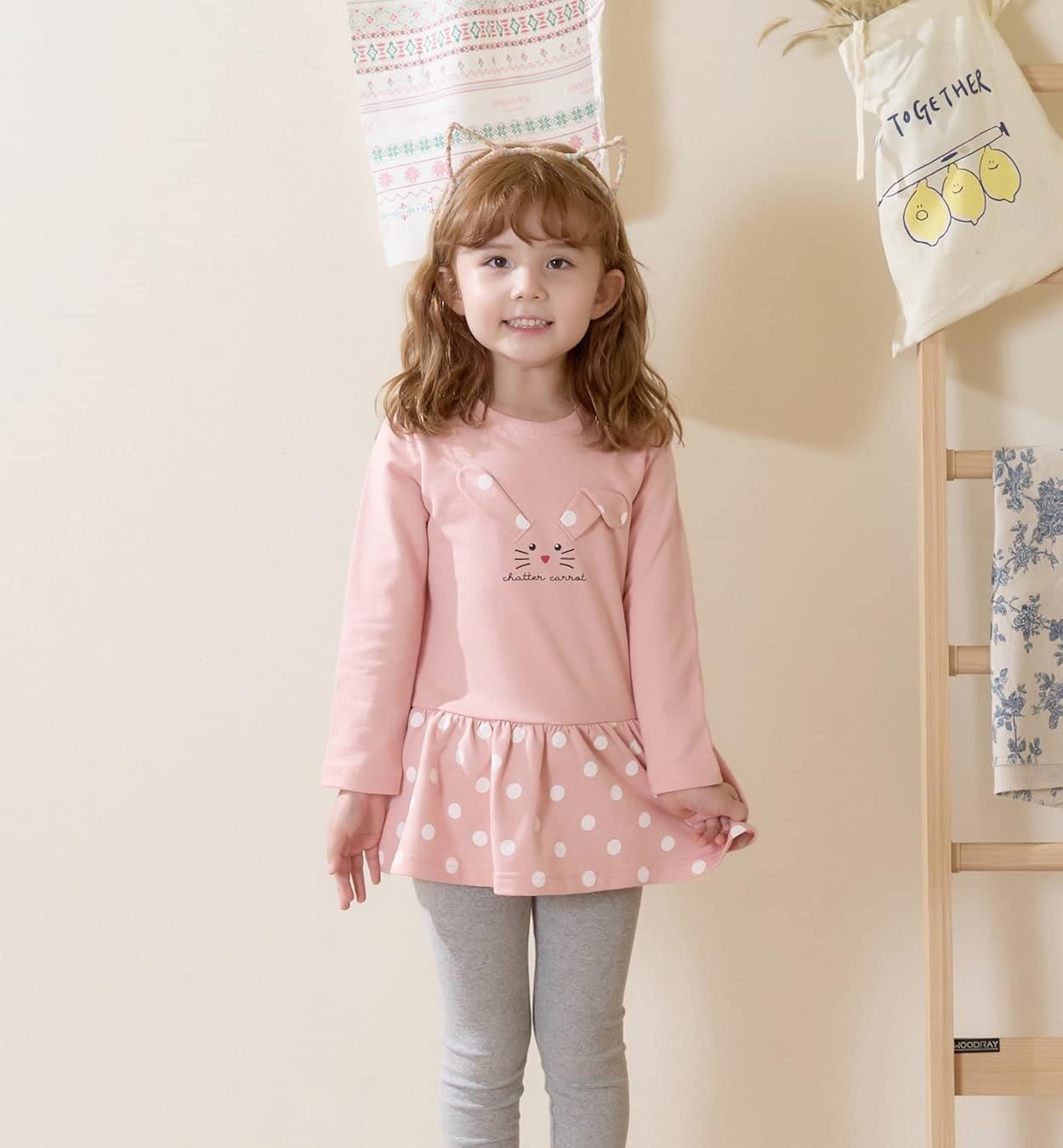 Miniatura 2 de Chatter Carrot Túnica de manga larga para niñas pequeñas y niños