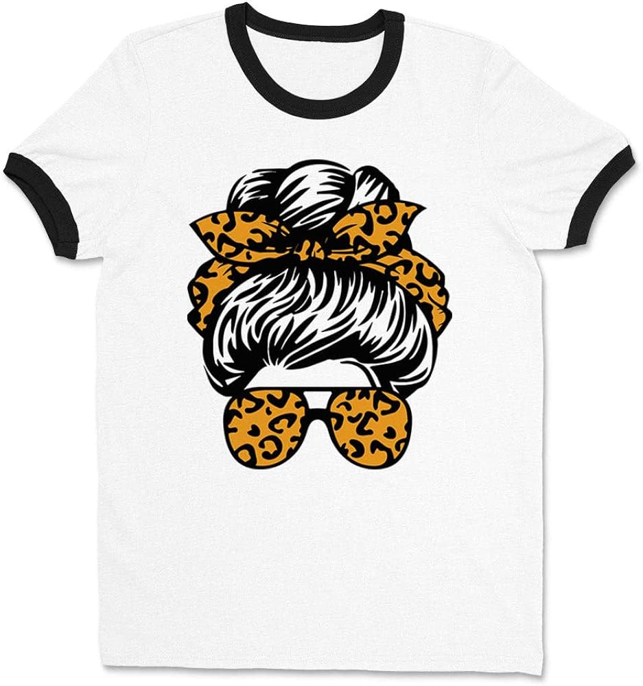 Ringer Tee Shirt Unisex : Clothing 