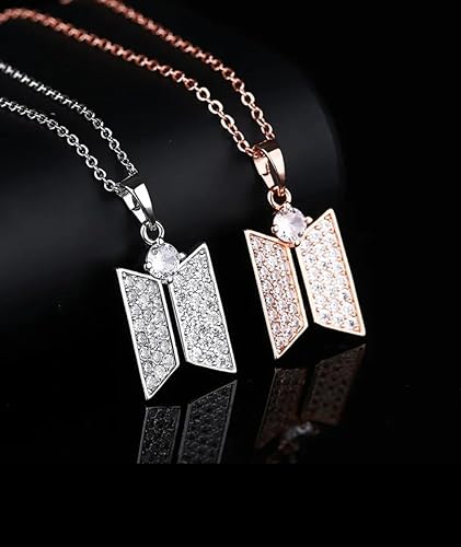 Miniatura 3 de Kpop BT-S Joyería Collar SKZ mercancía kpop merchandise K-pop merchandise Plata Oro Negro
