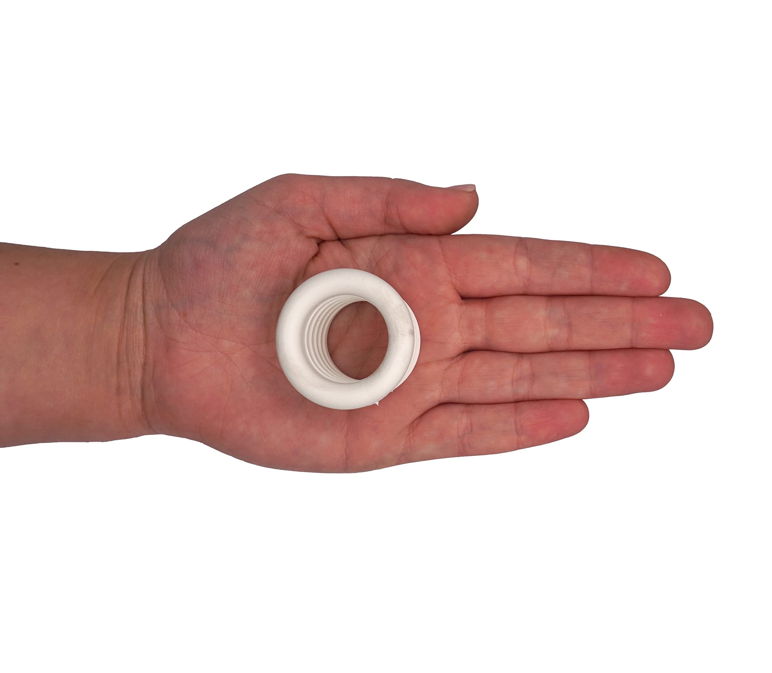 SKIR'CO Biała guma 32 x 25 mm łącznik rury spustowej, reduktor rur