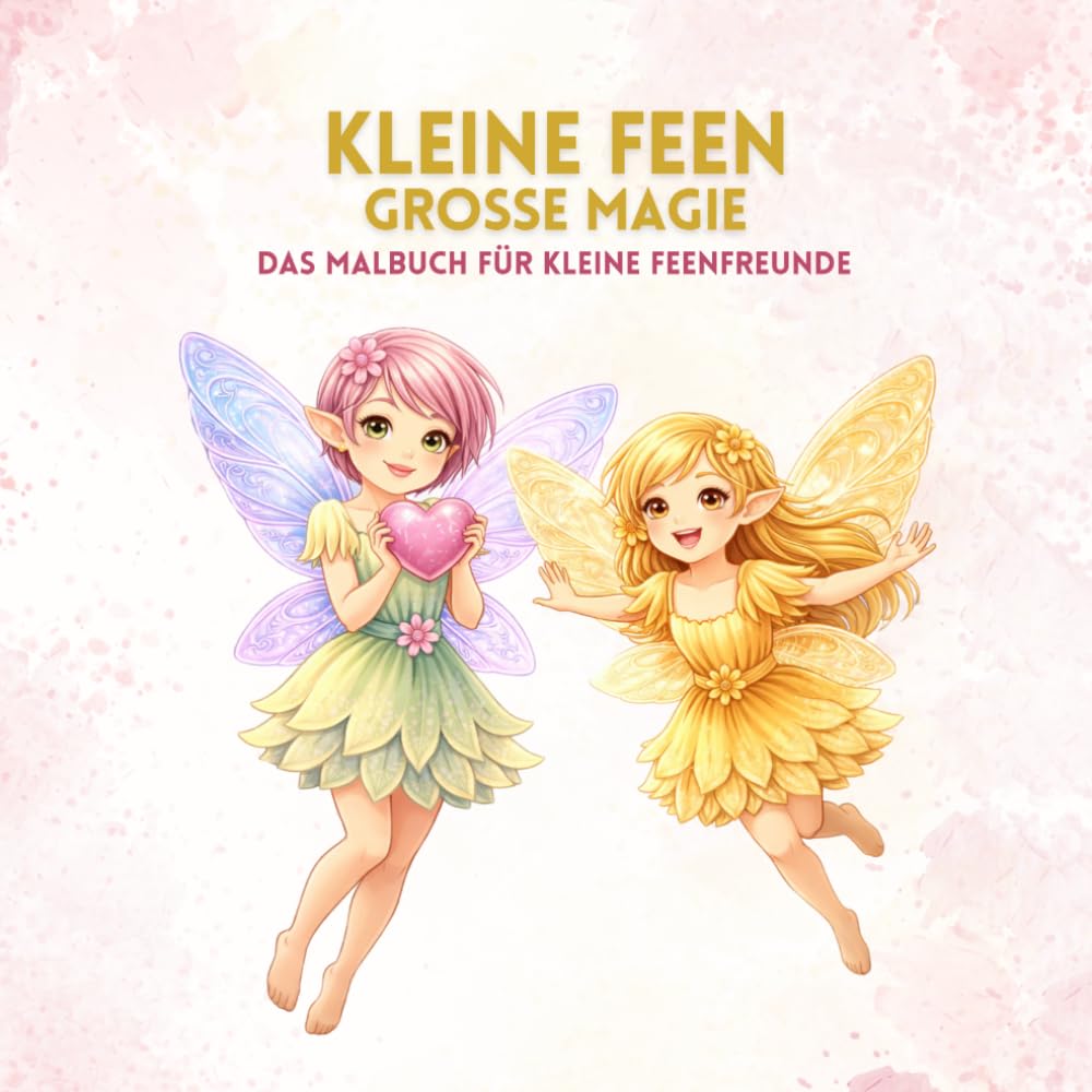 Kleine Feen - Große Magie: Das Malbuch für kleine Feenfreunde