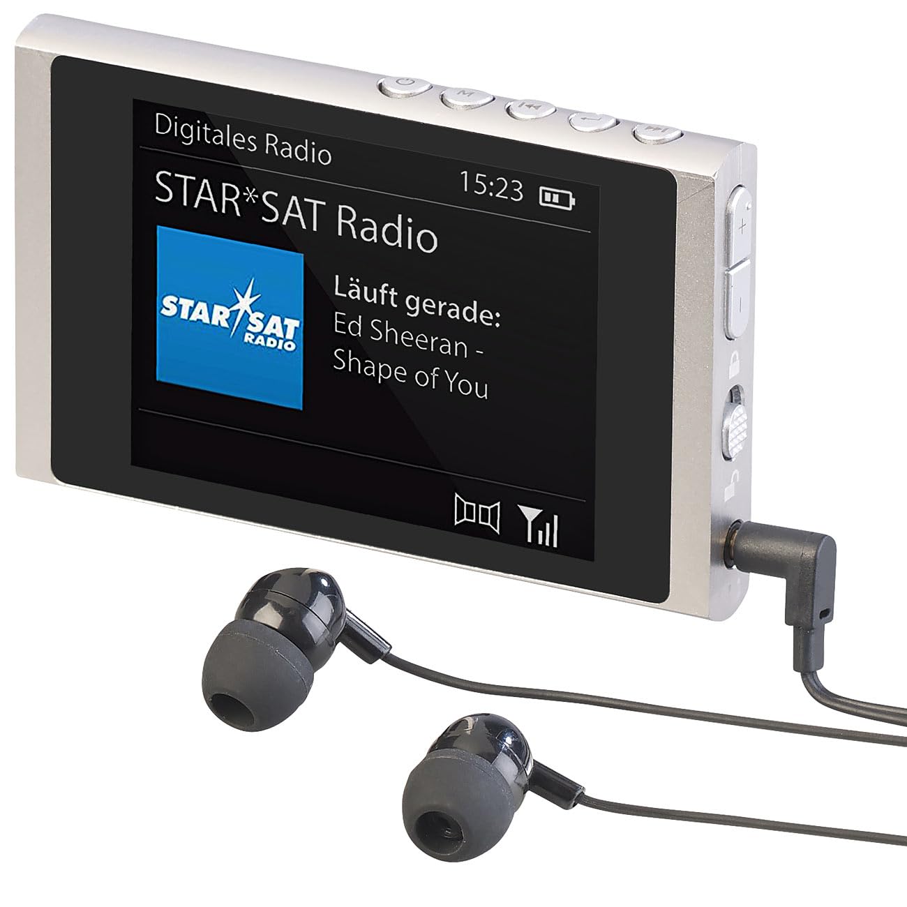 Radio de poche DAB+/FM rechargeable DOR-350.mini avec écouteurs [VR-Radio]