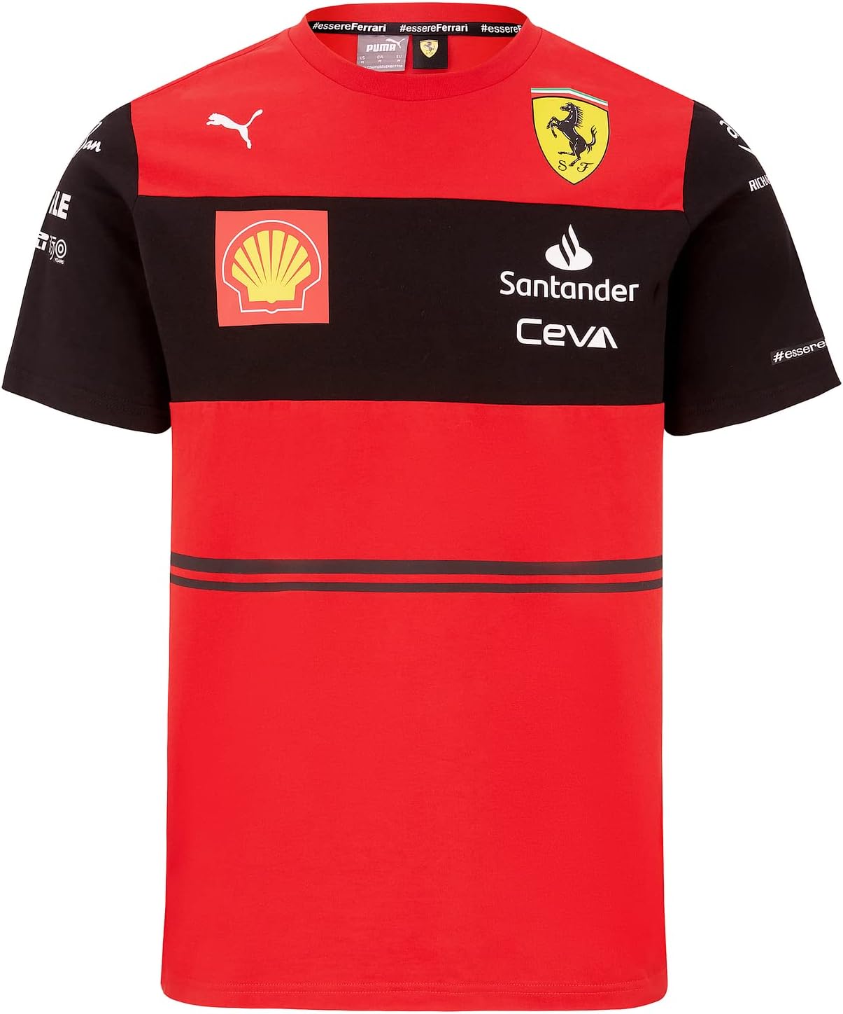 Scuderia Ferrari F1 Men's 2022 Team T-Shirt (XL) Red