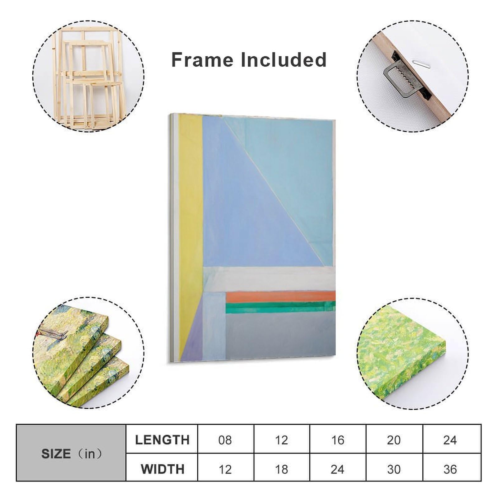Richard Diebenkorn Kunstposter 50x75cm - Ungerahmt Für Wohnzimmer Deko
