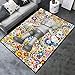CXJC Une variété de motifs sont disponibles.Tapis personnalisable à domicile antidérapante, 3D marée mojon de la Sesame street et motif de teinture moquette, 160 * 100 * 0.6cm Coussin de remise en for