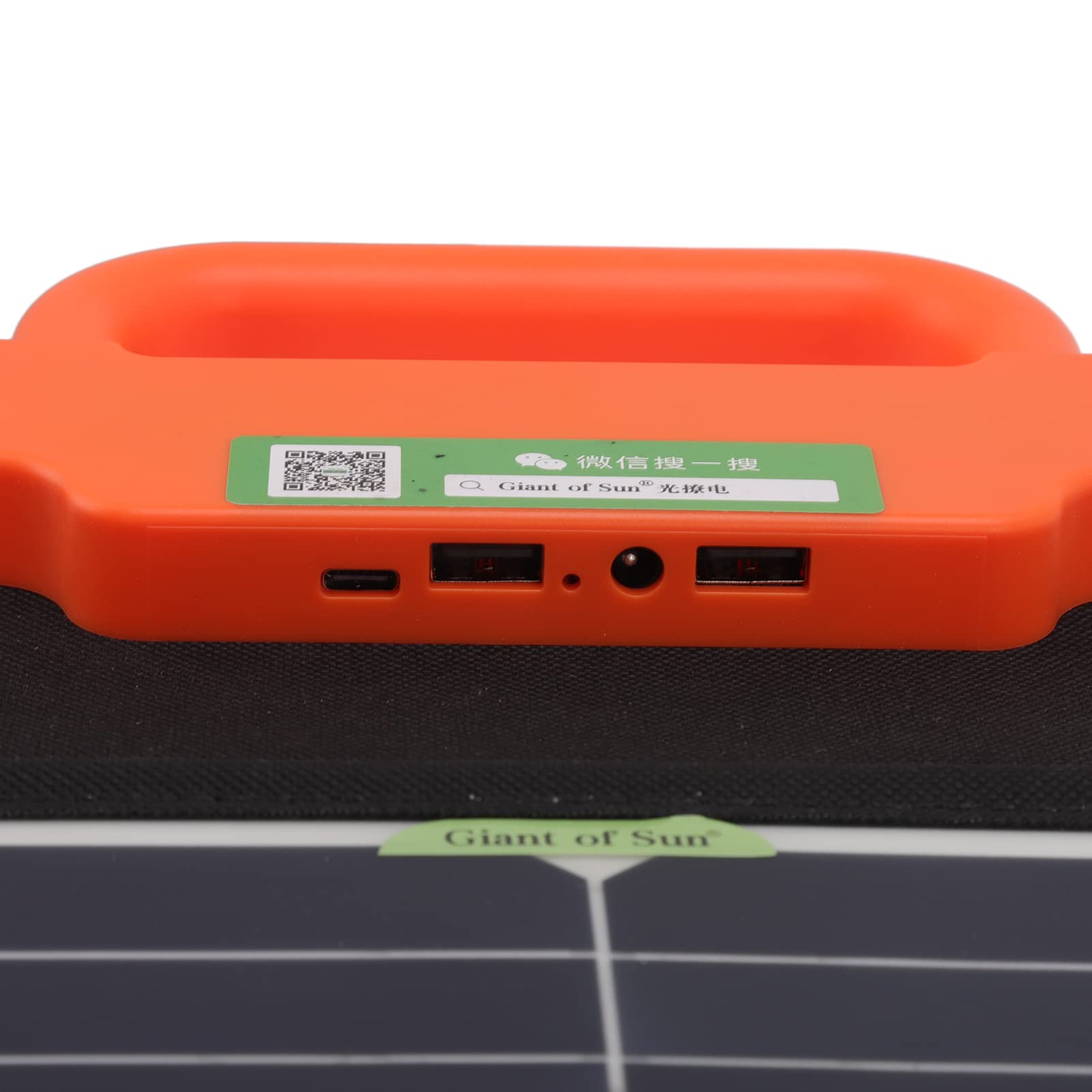 KUIDAMOS Chargeur Solaire Monocristallin 50W Portable avec Double Charge Rapide USB pour le Camping et les Activités de Plein Air