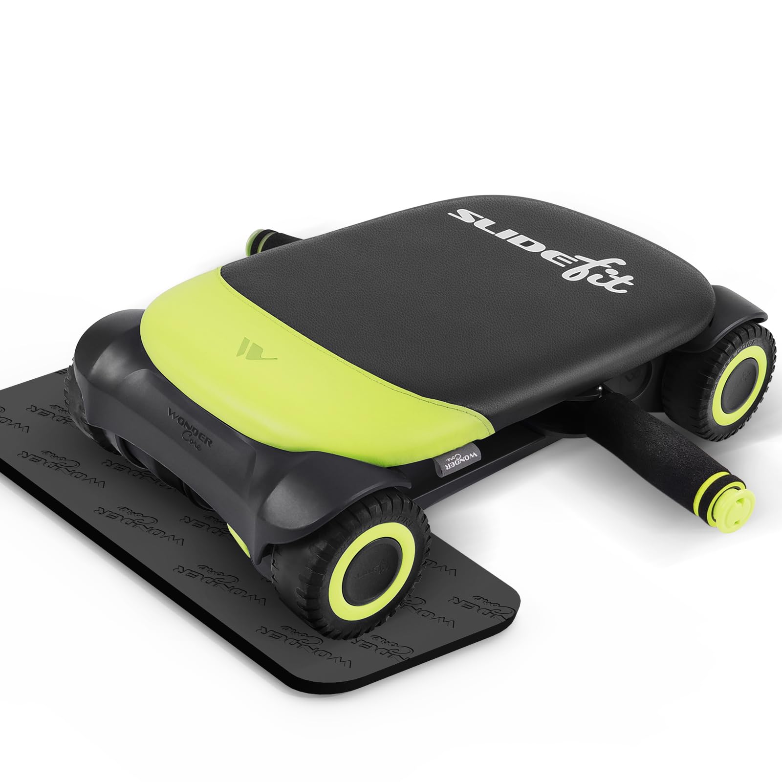 Amazon.co.jp: ワンダーコア Slide Fit - 腹筋ローラー 4輪 転倒防止