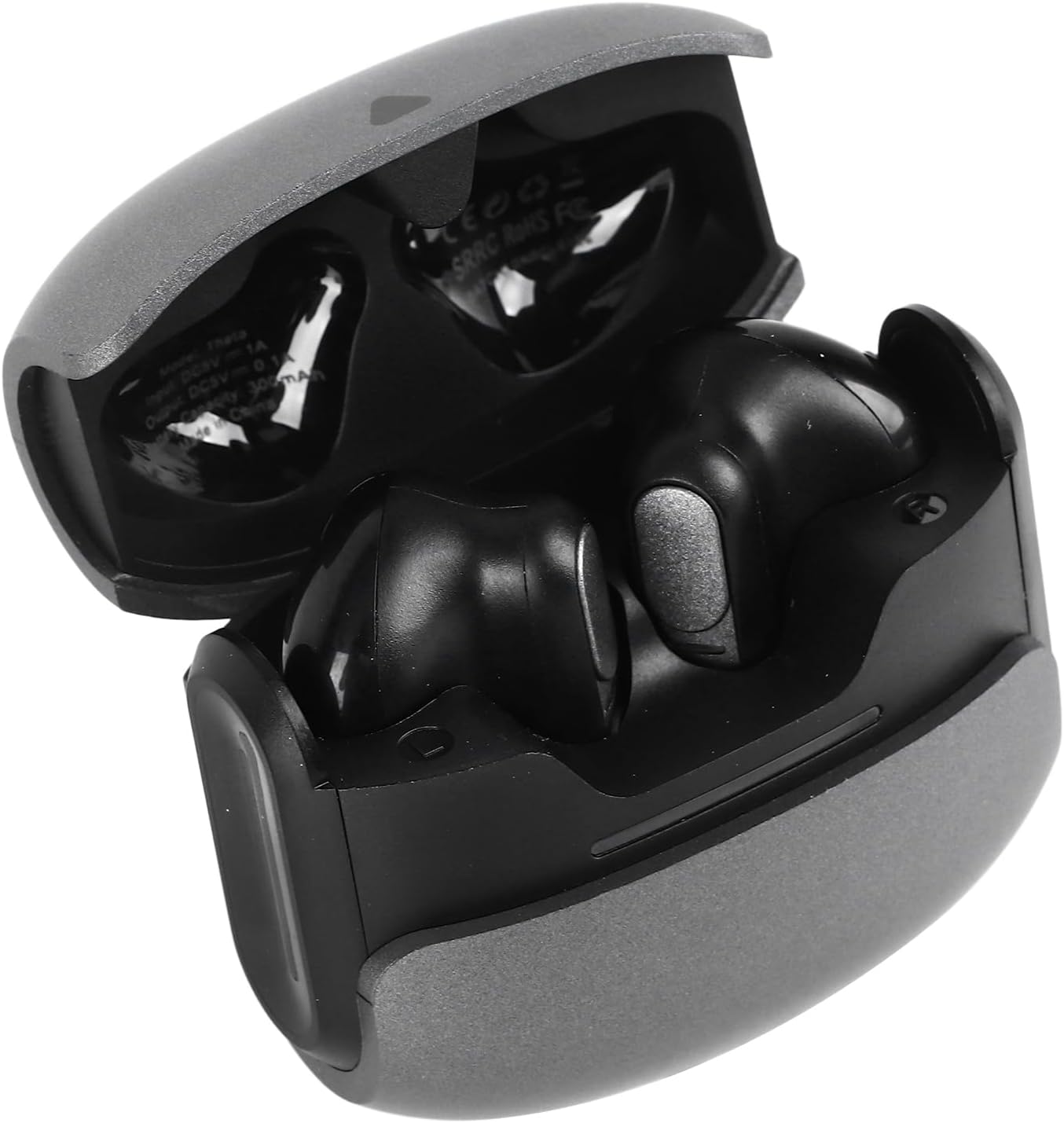 CCYLEZ 5.3 Earbuds, Long Battery Life Low Latency Earphones Lightweight Stereo Stylish for Music for Tablet (Dark Gray)