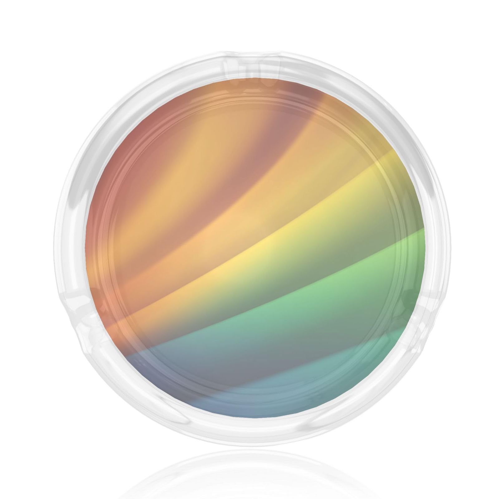 Rainbow Colors Background Glass Ashtray For Cigarettes Ash Trays Case For Home Office Decor