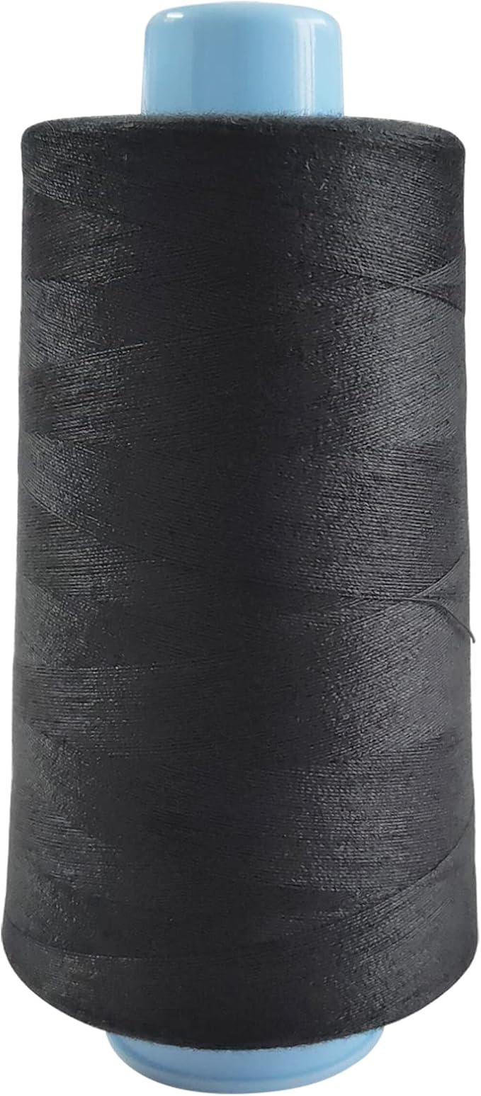 Sewing Thread, Black Polyester Thread Spools Sewing Thread