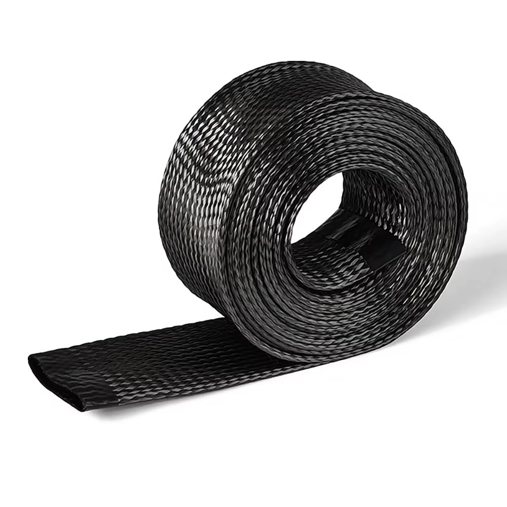 Manicotto in rete intrecciata in fibra di carbonio resistente - ID 4-80 mm (1 M)(ID6mm)