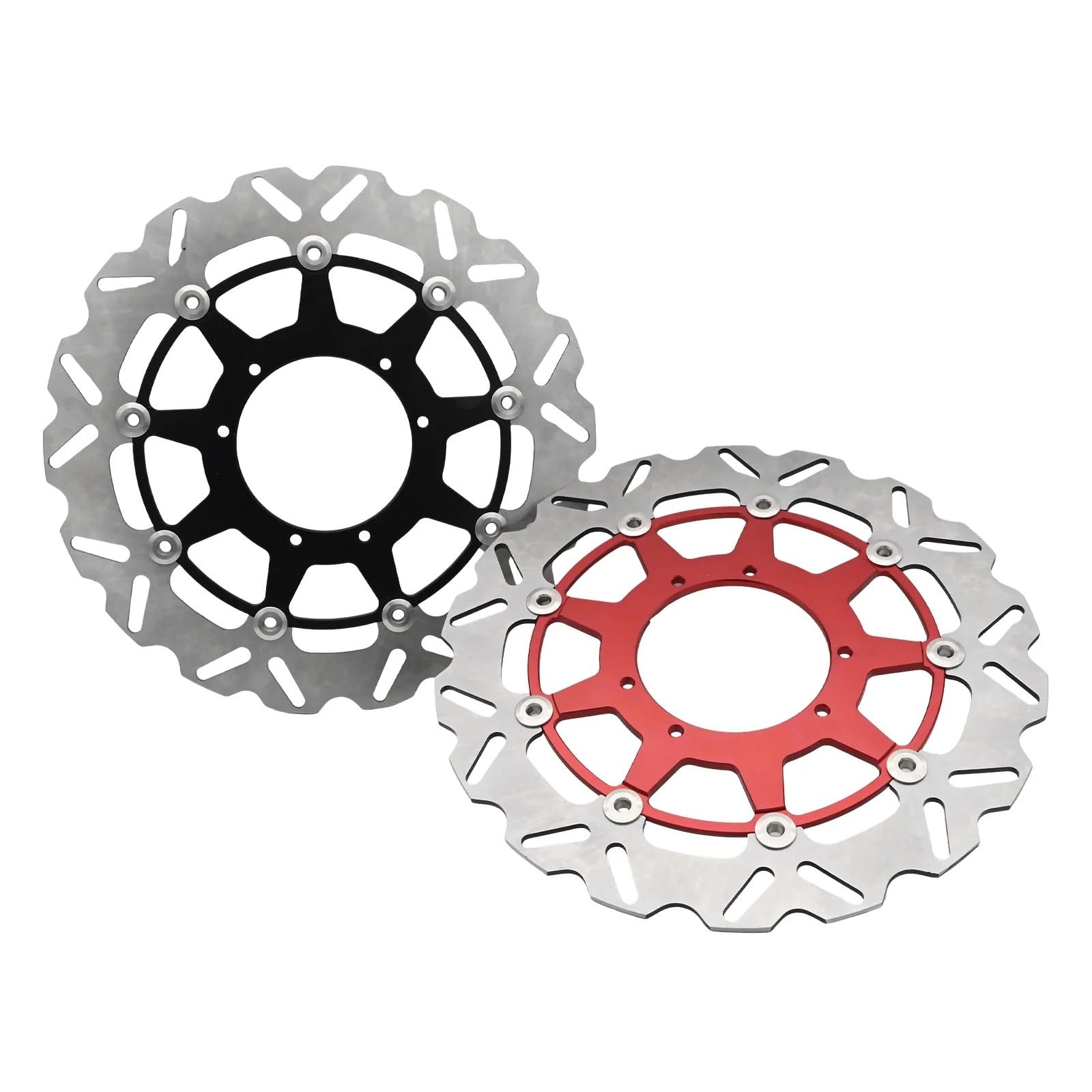 przednia tylna tarcza hamulcowa Pasuje Do CR CRF 250R 450R 250X 450X 450RX 2002-2023 Motocross 320MM Przedni Pływający Wspornik Zacisku Tarczy Hamulcowej przednia tarcza hamulcowa(Silver Bracket)