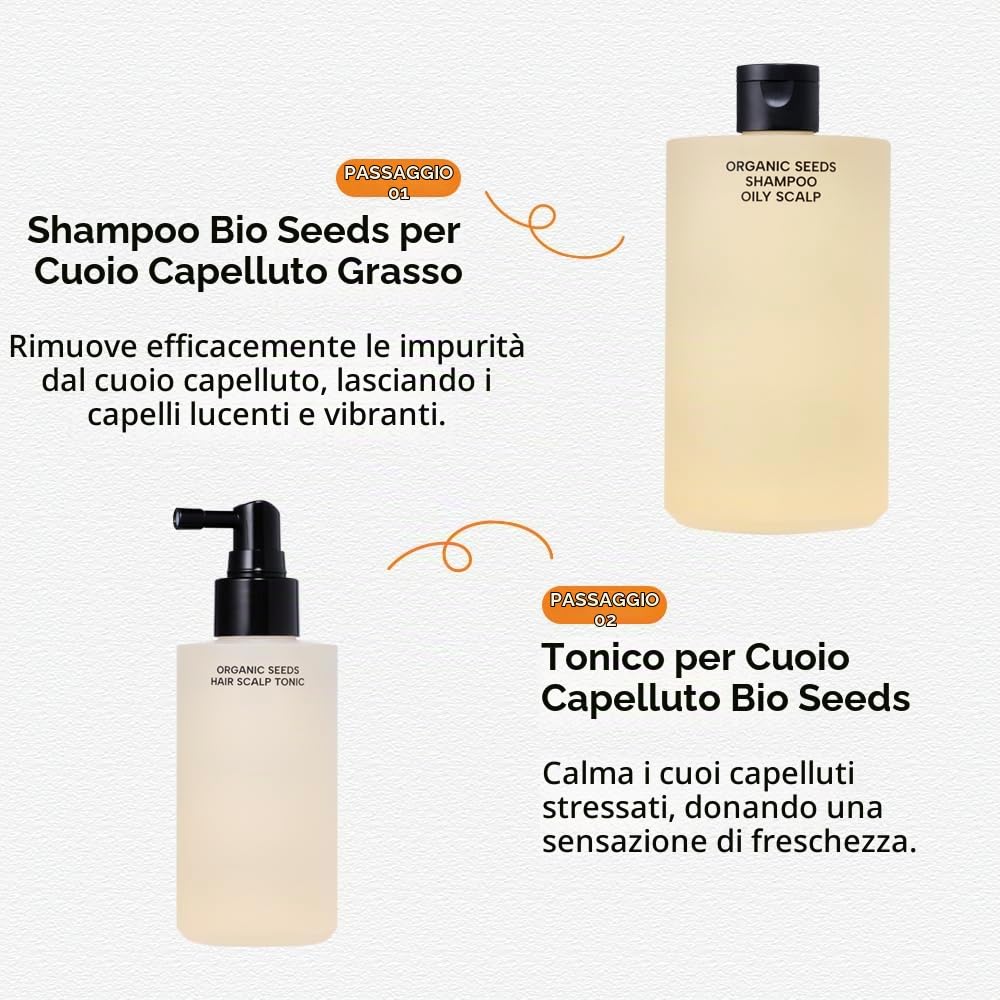 Whamisa Semi organici capelli scalp tonico
