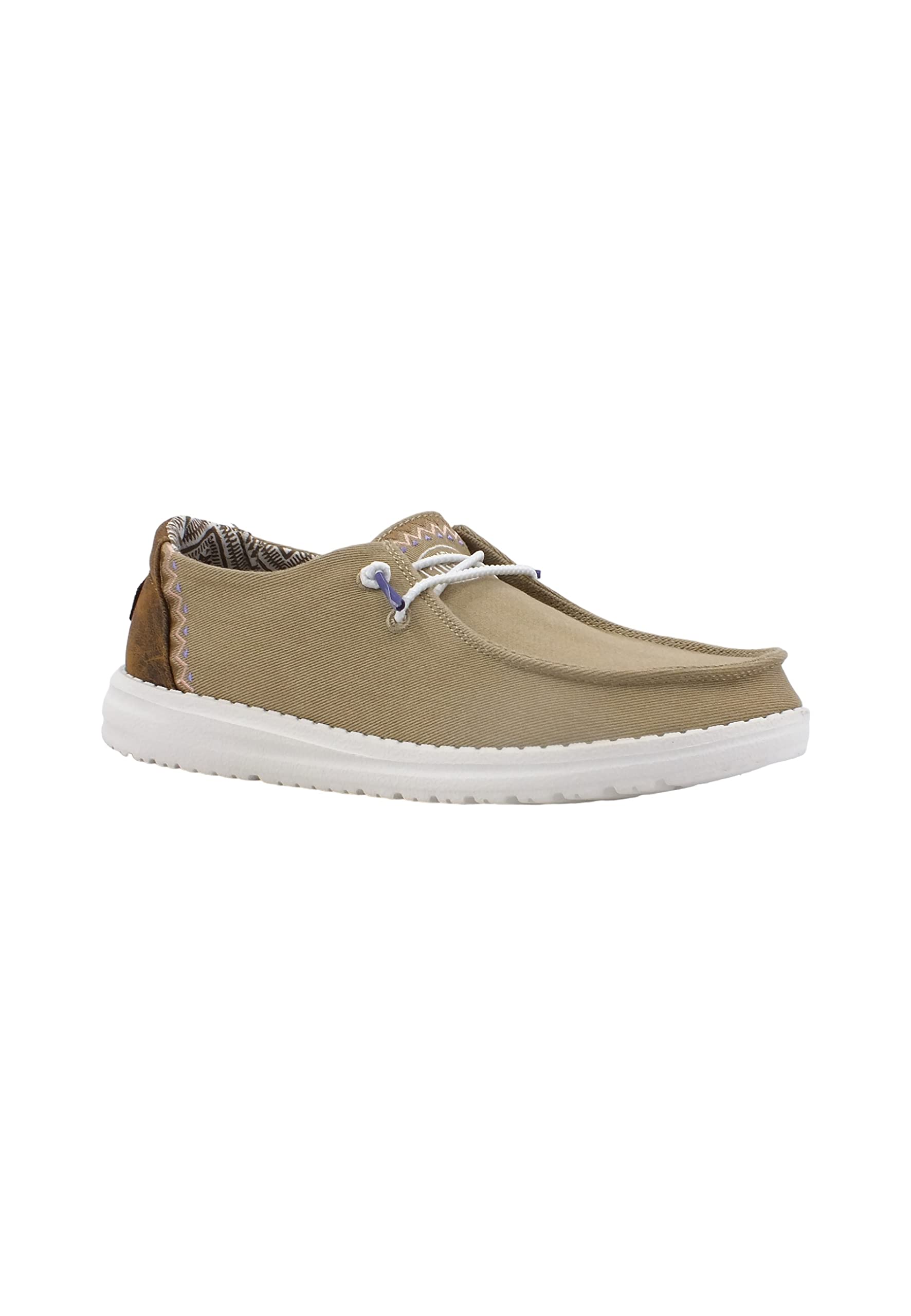 HEYDUDE Women's Wendy Knit II Slip On Shoe, Desert Rose Size 10 | Lightweight Casual Loafer with Elastic Laces &amp; Removable EVA Insole