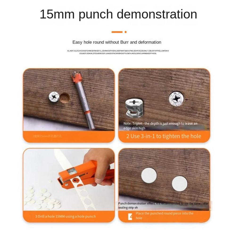 Kit de alicates para Ojales, Alicates Especiales for encolar Cantos de Papel, Mano, con Cuerpo metálico, 15 mm | []