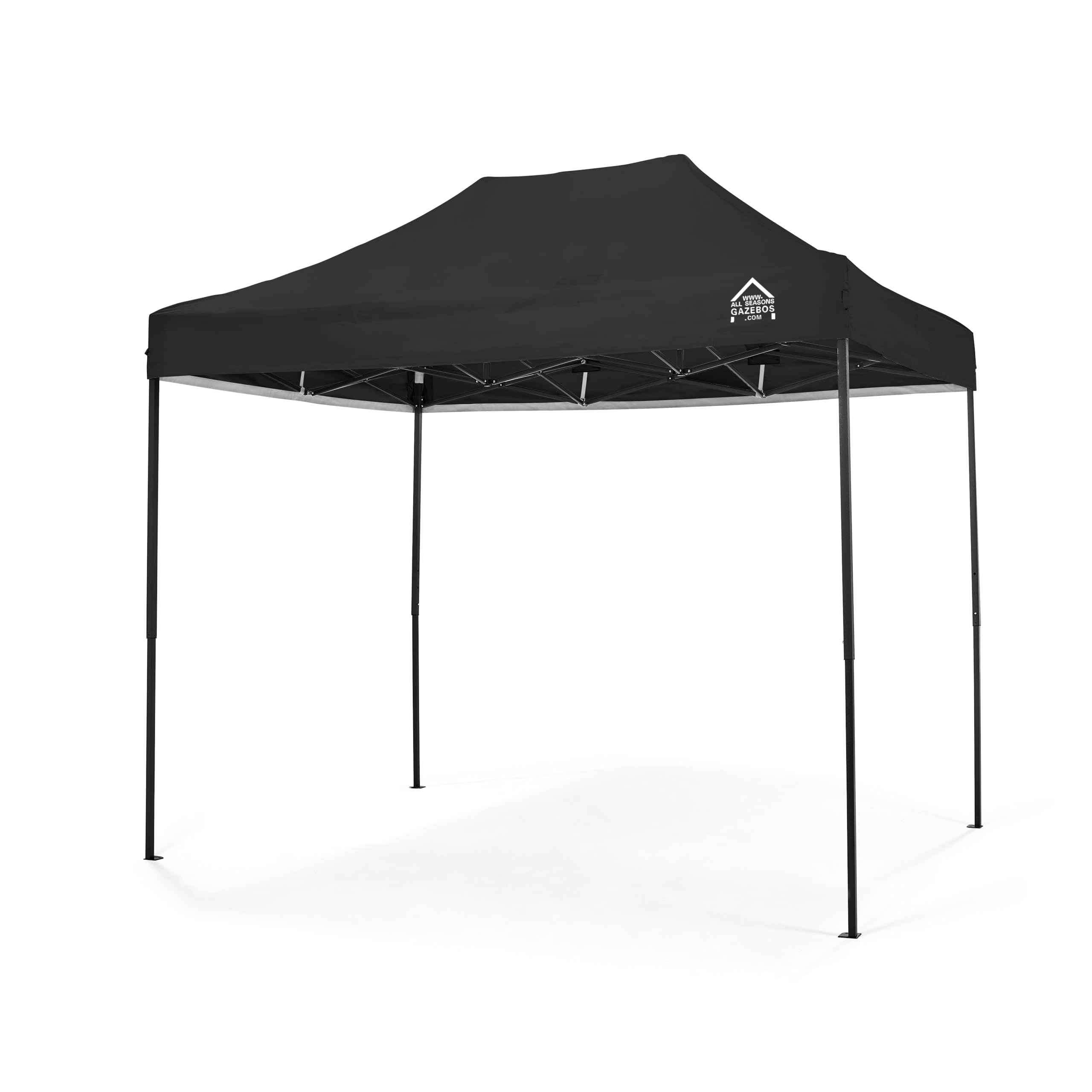 All Seasons Gazebos 3x2m vollständig wasserdichtes Faltpavillon - Schwarz