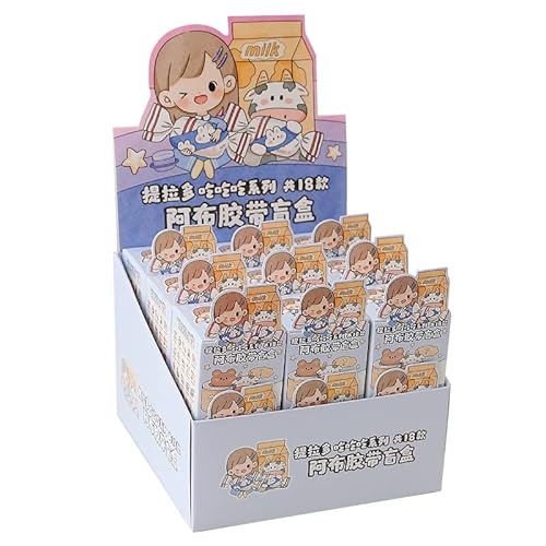 Lot de 18 rouleaux de stickers Kawaii Washi pour scrapbooking - Style japonais - Pour décoration d'agenda, planificateur, album, loisirs créatifs, fournitures scolaires Cover