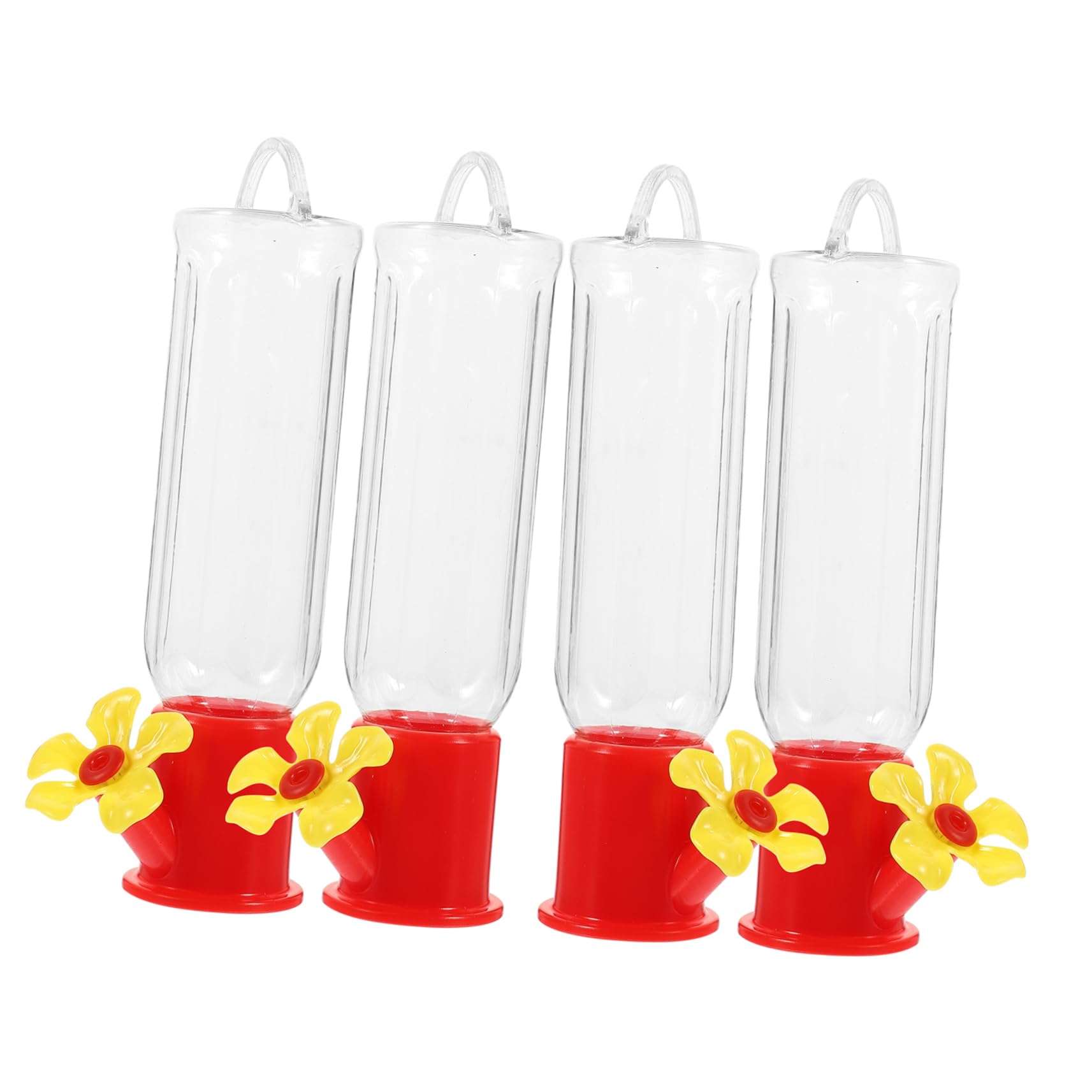 Mipcase 12pezzi Mangiatoie Sospese Per Uccelli Plastica Trasparente Contenitori Creativi Per Alimentazione Degli Uccelli Da Giardino Patio e Terrazzo Facili Da Appendere e Resistenti