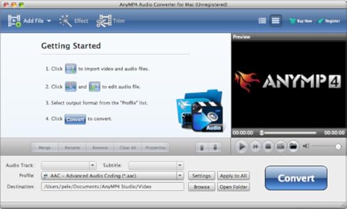 image for ISHINE SOFTWARE CO., LIMITED AnyMP4 Audio Converter for Mac, Lifetime 