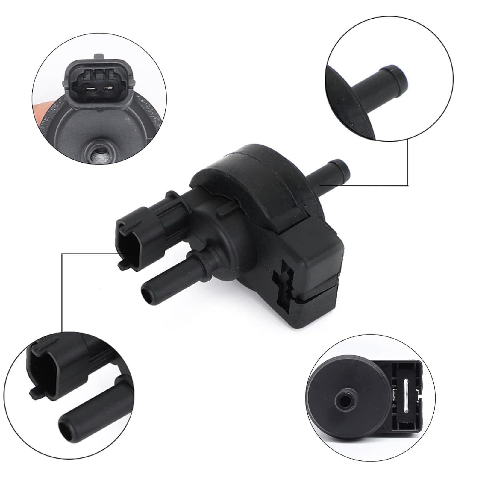 Électrovanne de purge de contrôle d'évaporation essence 55566514 – Valve de reniflard de carburant pour Opel Adam, Meriva B, Corsa E – Valve de purge de cartouche de rechange pour système de
