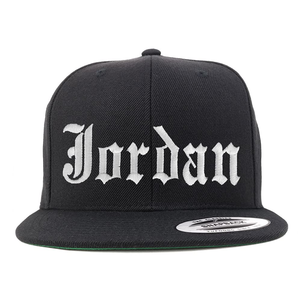 Trendy Apparel ShopJordan Old English Embroidered Flatbill Snapback