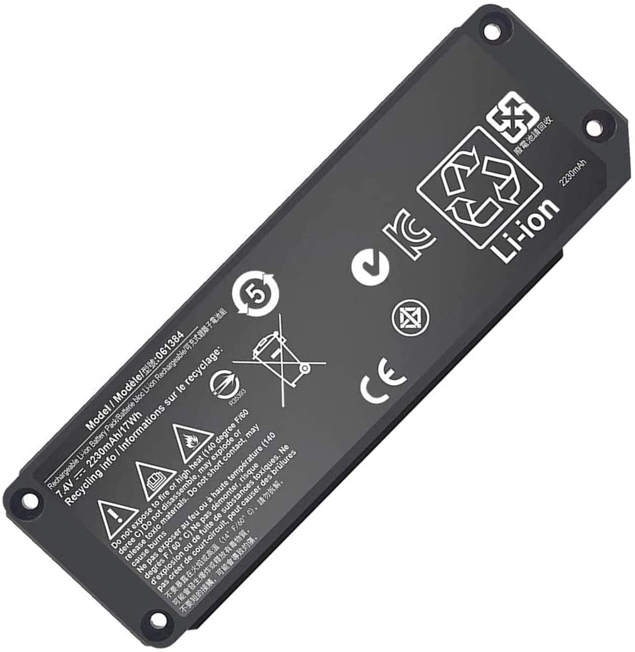 Batteria Di Ricambio Per Bose SoundLink Mini I / One - 7.4V 2230mAh, Compatibile Con 061384 061385 061386 063287