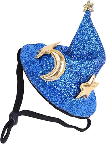 Miniatura 6 de FEBUD 14 sombreros de Halloween para mascotas, mini sombrero ajustable para mascotas, sombrero de hámster para mascotas, accesorios de disfraz de