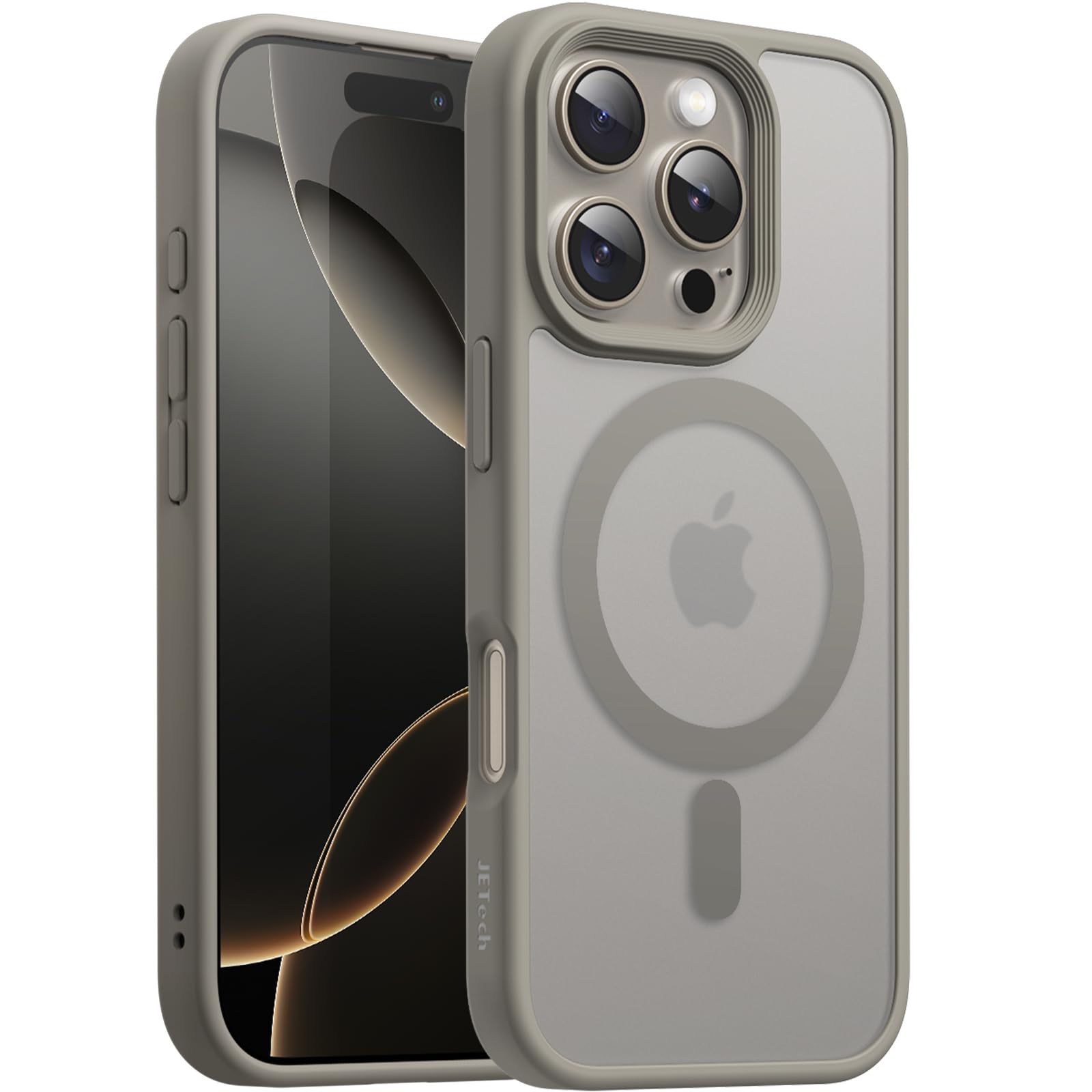 JETech Magnetic Matte Case for iPhone 18 Pro, Glacier — Amazon image 25