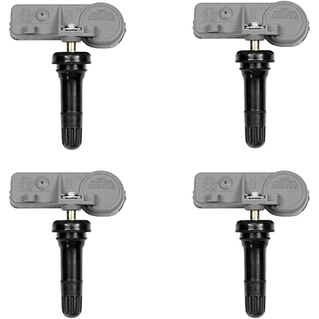 Tire Pressure Sensor 315MHz TPMS Snap-in 4Pcs for Chevy GMC Cadillac Buick & More Replaces# 13586335, 13581558, 15922396