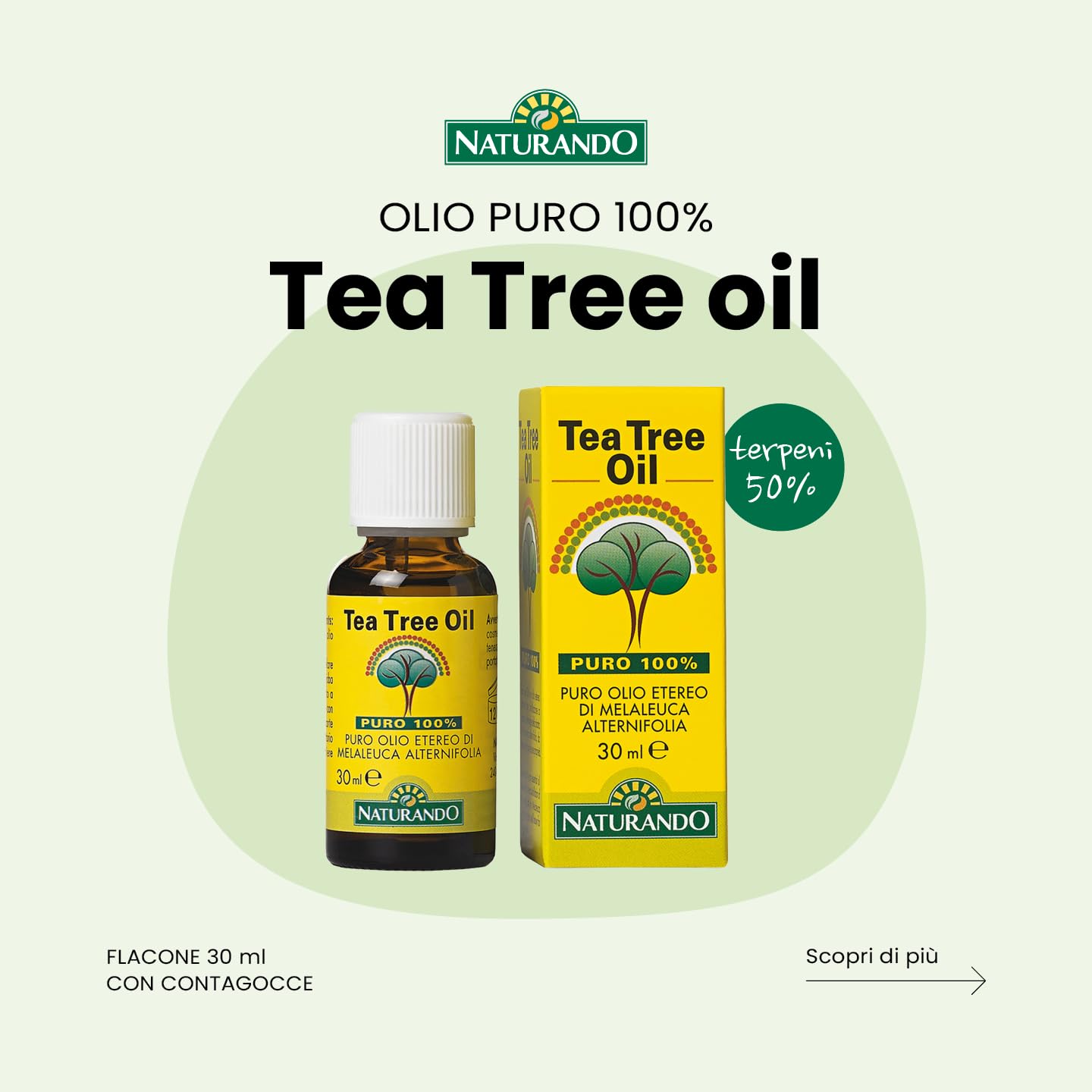 Naturalne Aromaty Olio essenziale di Tea Tree - 12 ml - Medpak
