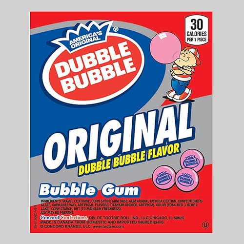 Miniatura 4 de Original 1928 Classic Bubblegum - Bolas de chicle de color rosa, 3 libras de caramelos americanos, mezcla surtida, valor a granel en bolsa