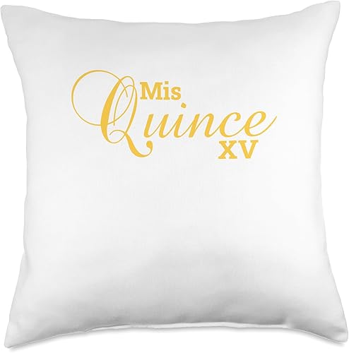 Sweet 15 Mexican Birthday Party Quinceanera Mis Quince Años - Almohada de 18 x 18 pulgadas, multicolor