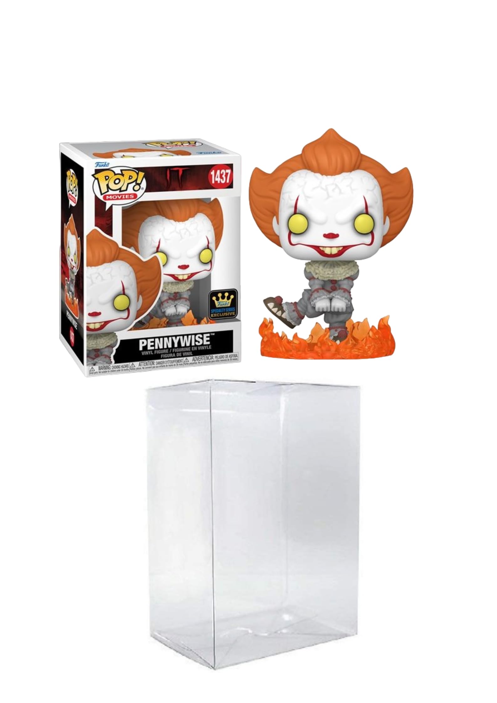 FunkoPop! Movies: IT - Pennywise Dancing Specialty Series Common Bundled with a Byron's Attic Protector