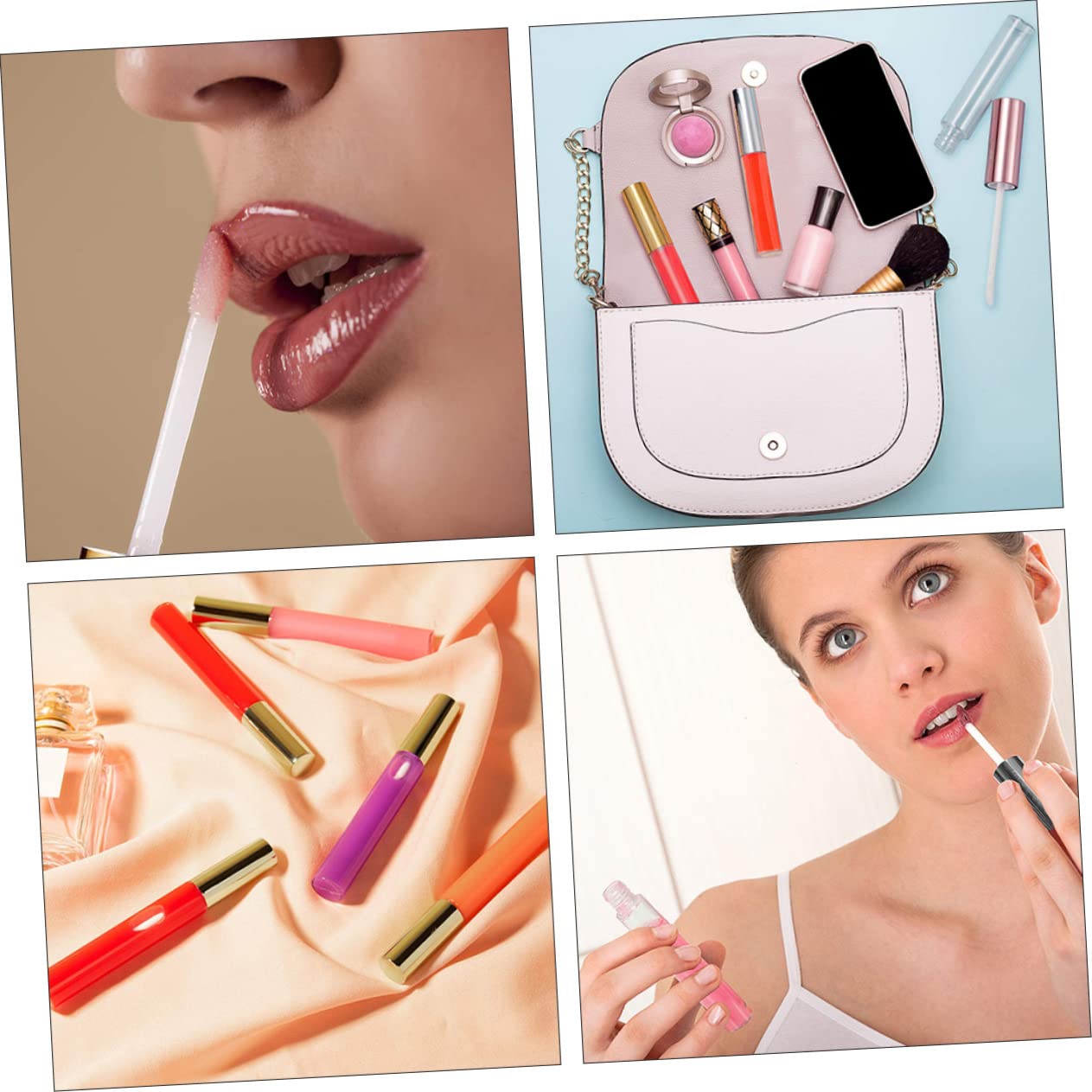 10ml Lipgloss Tuben aus Abs für Selbstgemacht und Reisen