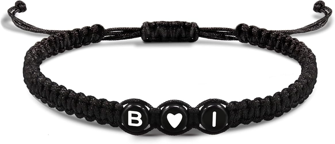 Initial Bracelets for Women Men's Bracelets Gifts for Girlfriend Boyfriend Letter Bracelets I Love You Gifts for Her Him Best Friend Birthday Gift Christmas Jewelry